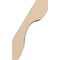 Ekena Millwork 5-inch W x 6-inch D x 10-inch H Stanfield Rough Cedar Woodgrain TimberThane Knee Brace, Primed BRCUR05X06X10STARCPR - alternate 2